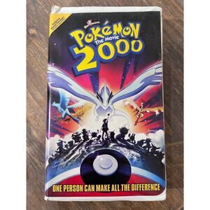 Pokemon the Movie 2000 - Clamshell Version With Pikachu Rescue (VHS, 2000)